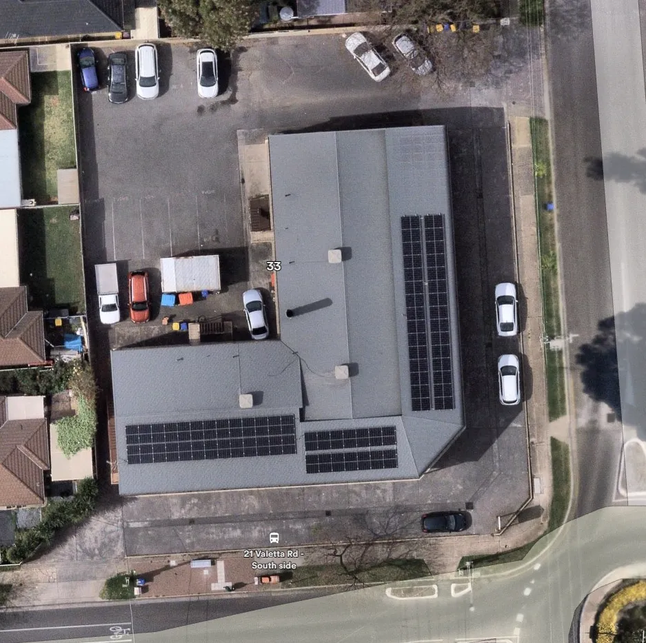 Commercial solar installation — Frogmore Road, Kidman Park SA