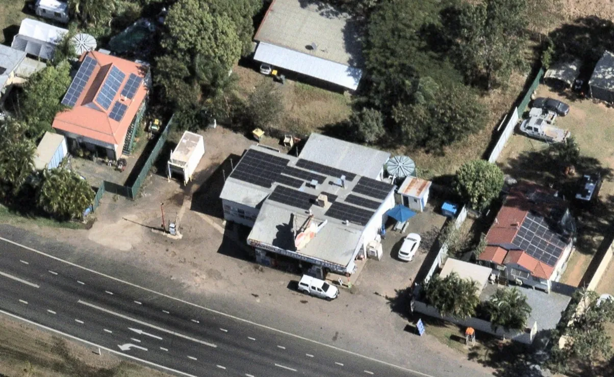 Commercial solar installation — Gin Gin Road, Sharon QLD